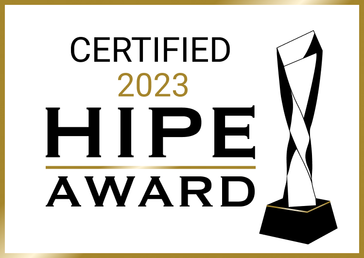 Hipe Award certified 2023