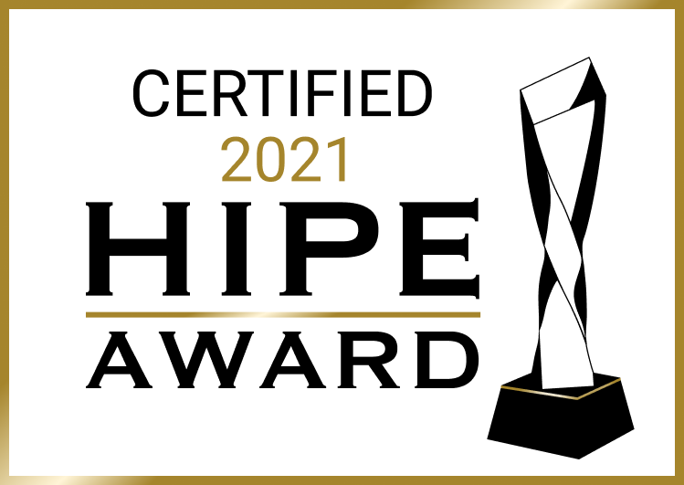 Hipe Award certified 2021